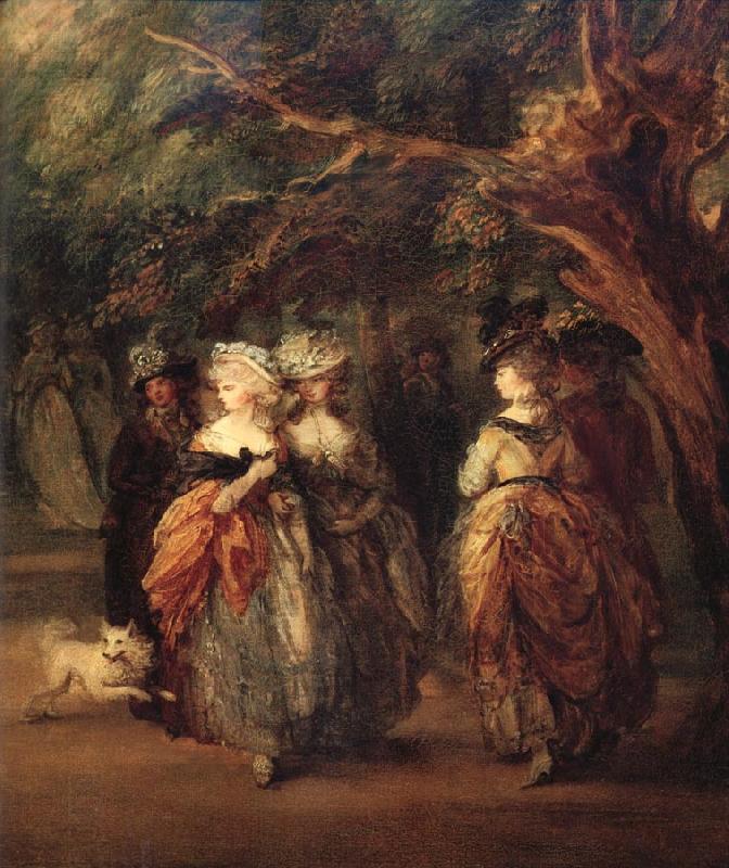 Thomas Gainsborough Details of The mall in St.James's Park China oil painting art